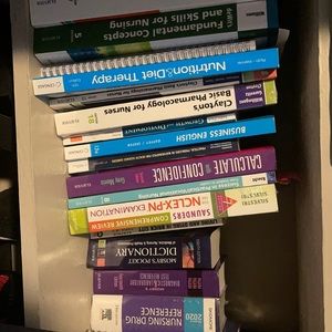 Nursing school books